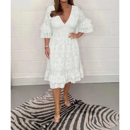 Beautiful Long Summer Dress - Frederique