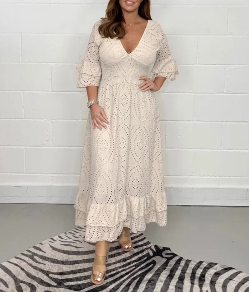 Beautiful Long Summer Dress - Frederique