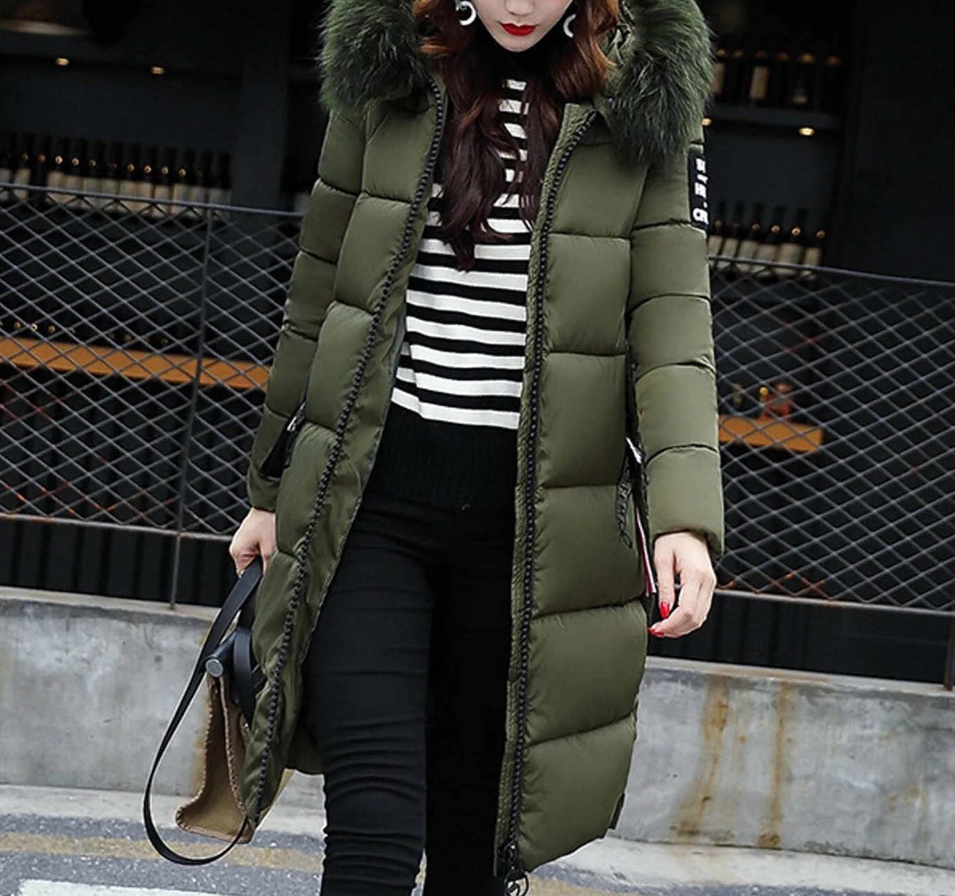 Quilted Long Winter Parka for Women - Breanna