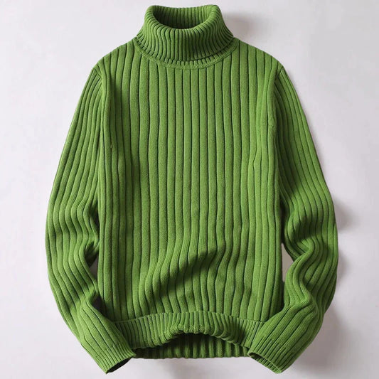 Maglione da uomo a collo alto in lana merino - Kevin