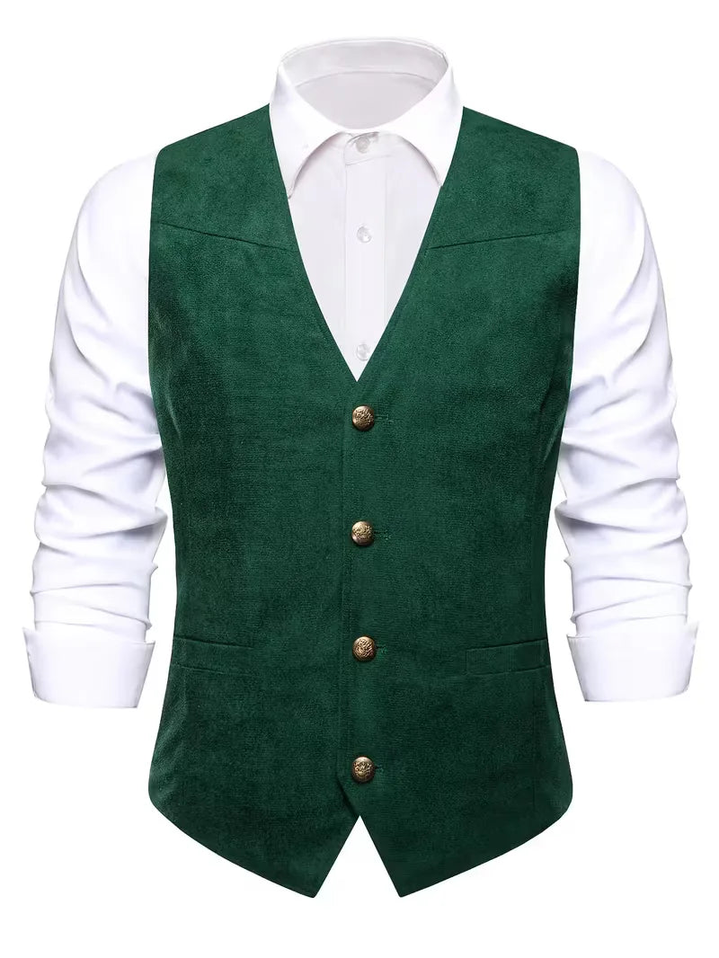 Waistcoat with V-neck and Buttons
