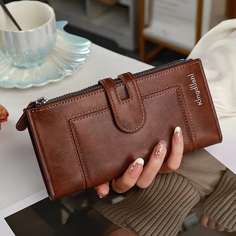 Wallet with Double Zip