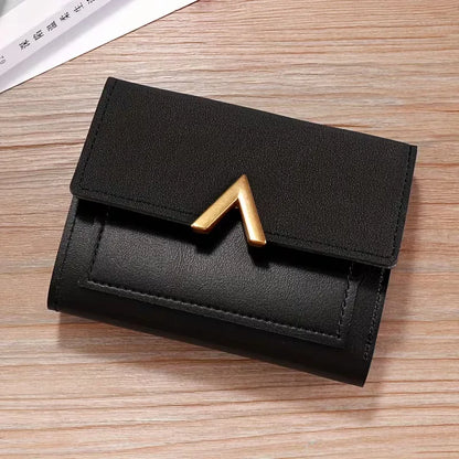 Wallet with V-shaped Closure