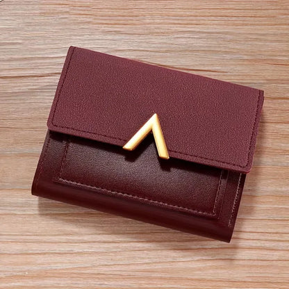 Wallet with V-shaped Closure