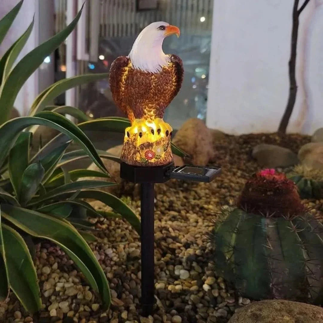 GardenOwl - Lampada LED impermeabile con decorazione a forma di animale