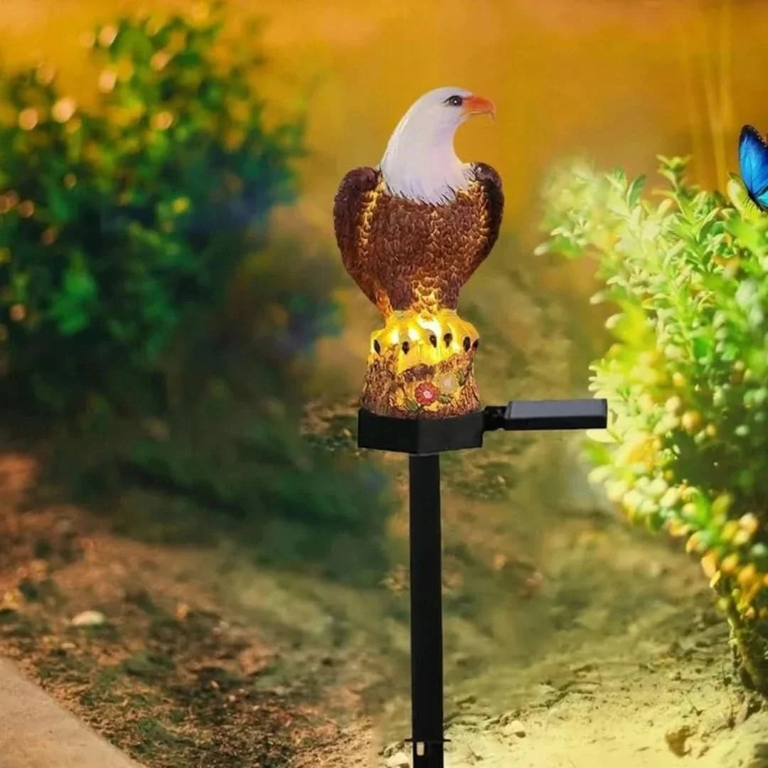 GardenOwl - Wasserdichte LED-Lampe mit Tierdekoration