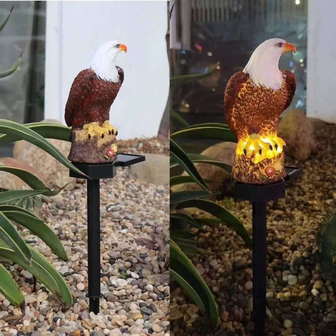 GardenOwl - Lampada LED impermeabile con decorazione a forma di animale