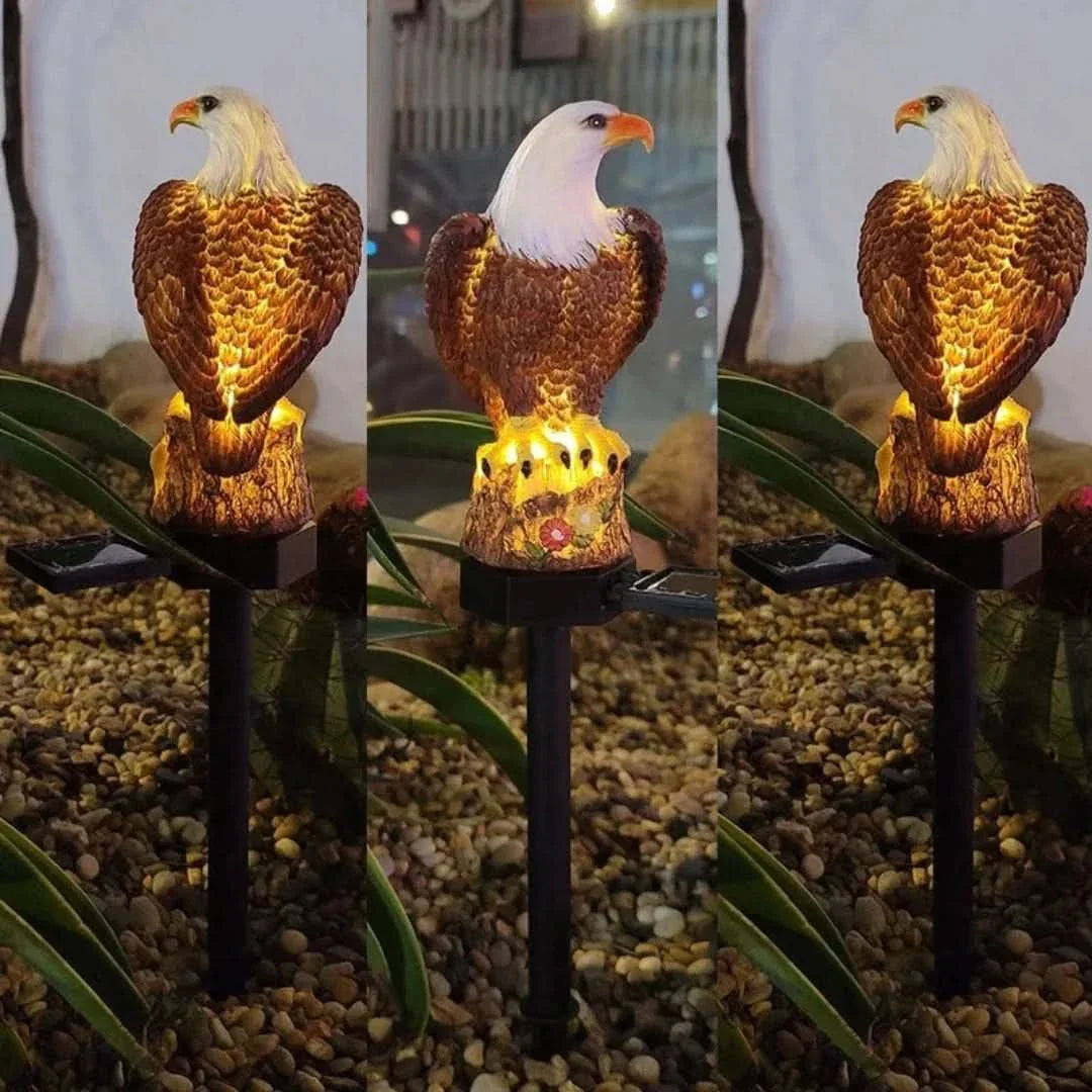 GardenOwl - Lampada LED impermeabile con decorazione a forma di animale