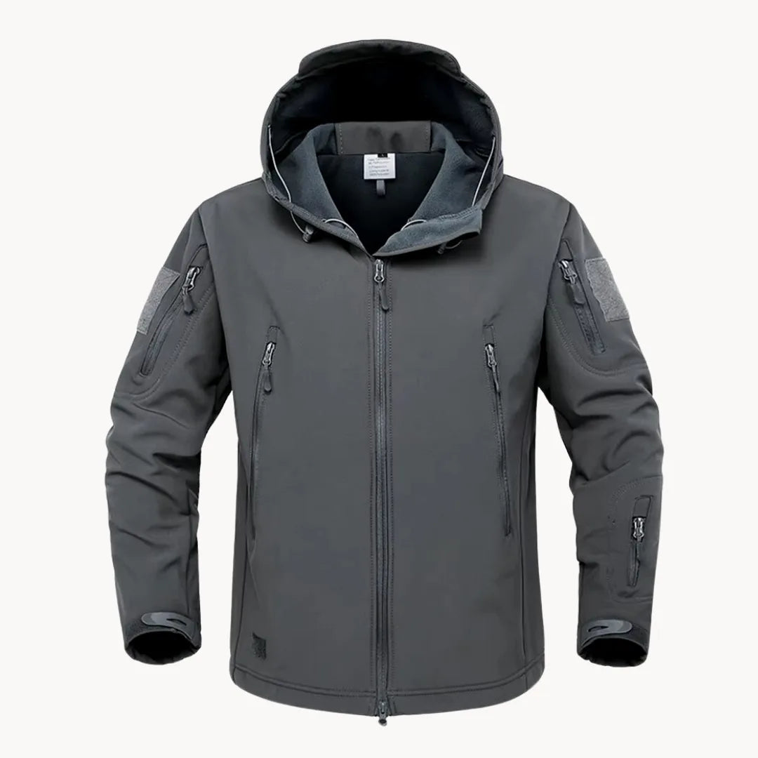Hugo | Waterproof Jacket with Hood and Zip Pockets