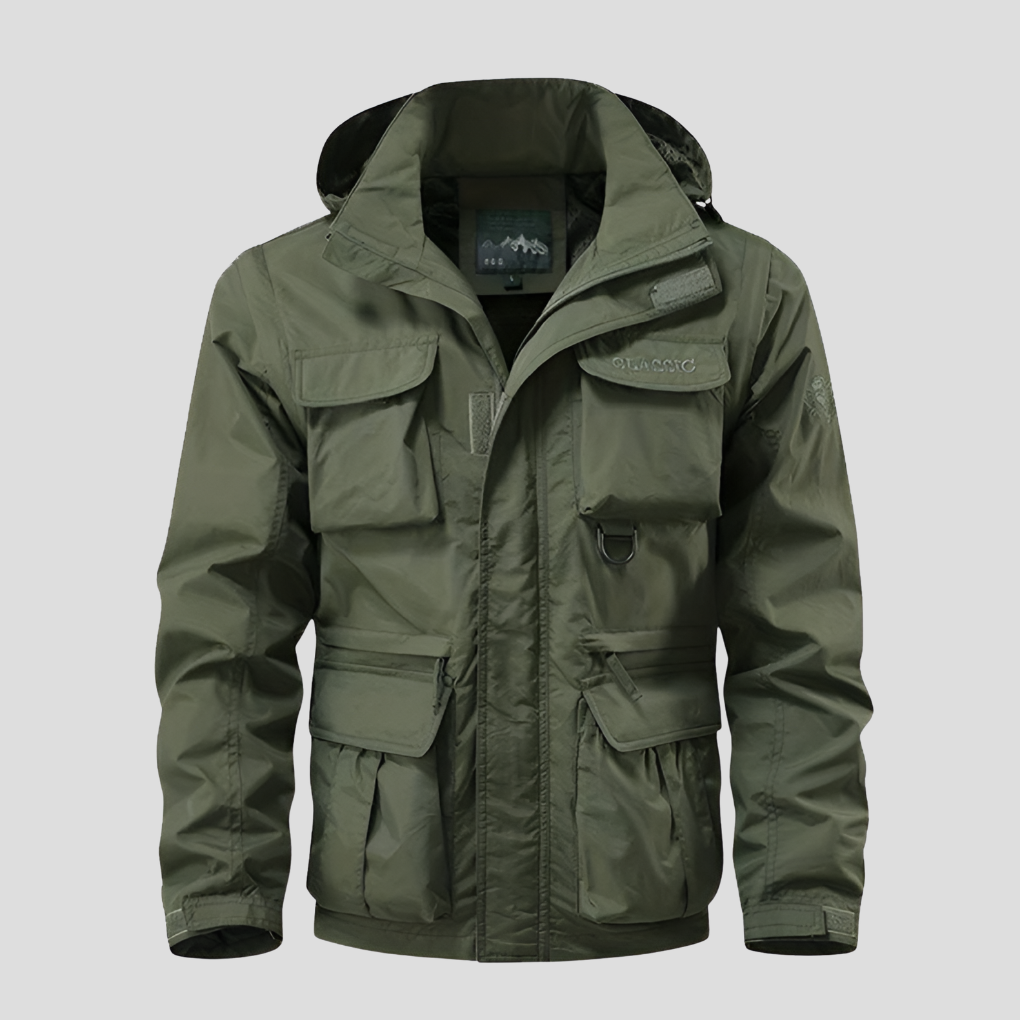 Waterproof Military-Style Jacket for Men