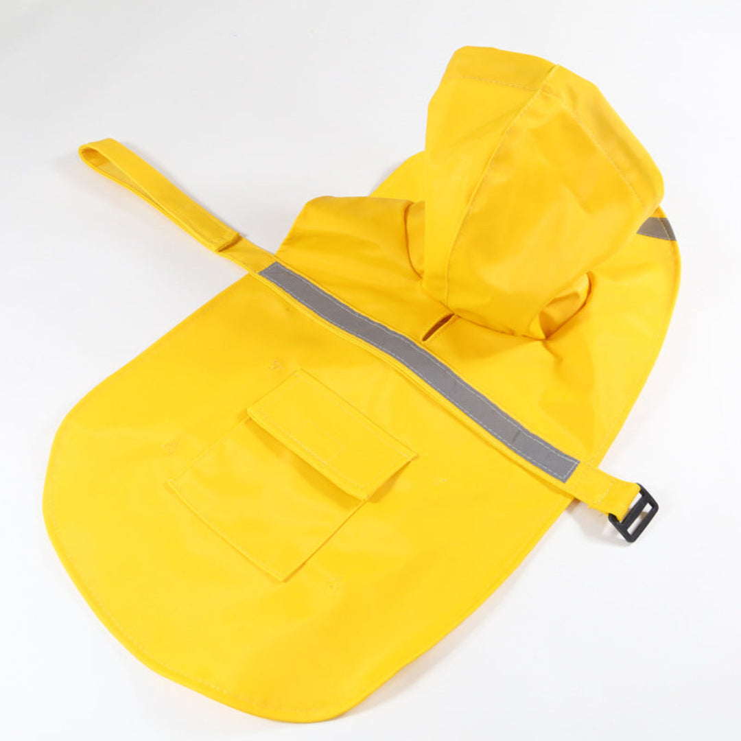 Dog Raincoat with Reflective Strip and Waterproof Design