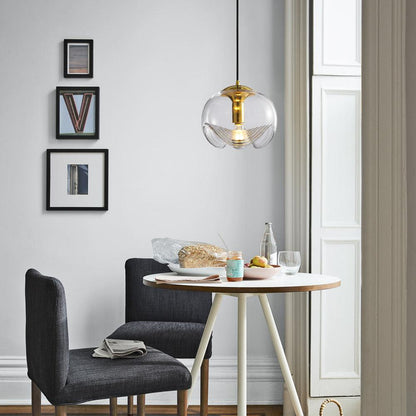 Elegante golvende hanglamp LumiVague