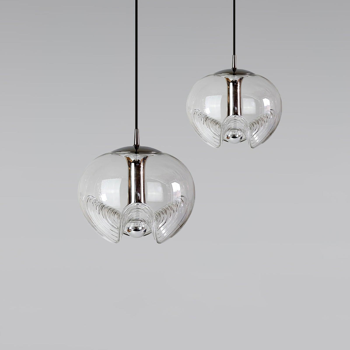 Elegante golvende hanglamp LumiVague