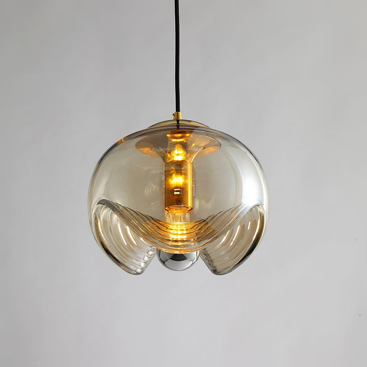 Elegante golvende hanglamp LumiVague