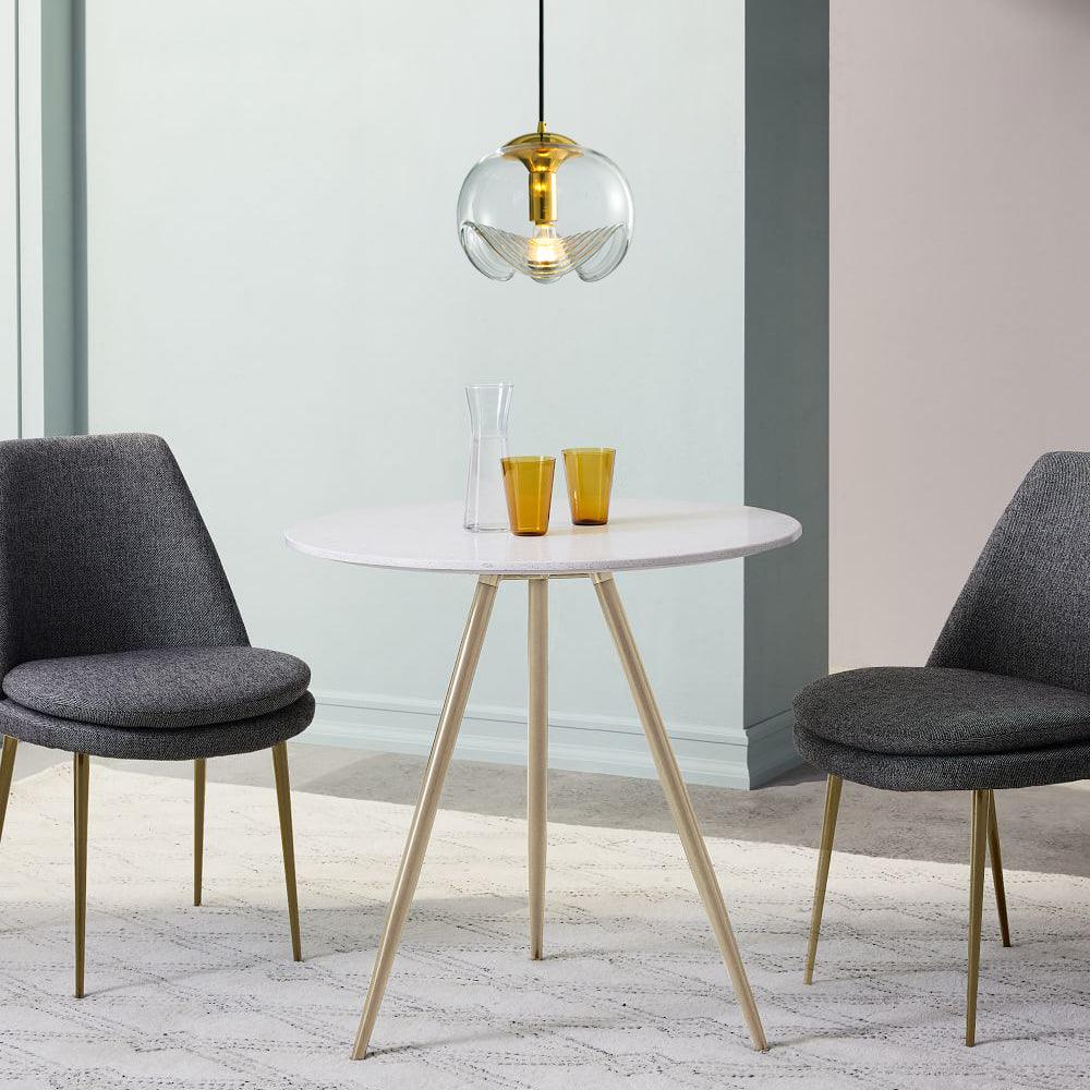 Elegante golvende hanglamp LumiVague