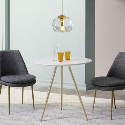 Elegante golvende hanglamp LumiVague