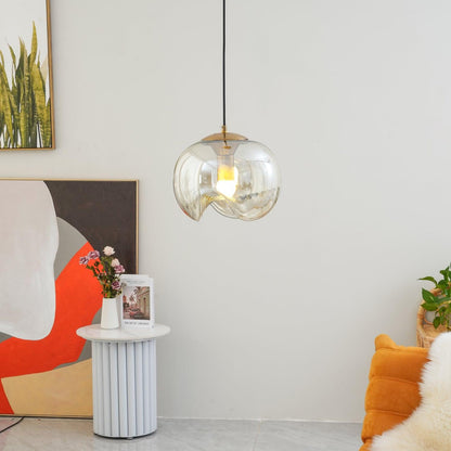 Elegante golvende hanglamp LumiVague