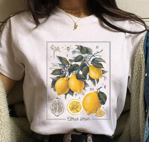 Sorrento Citroen T-Shirt for Women with Print and Comfortable Fit