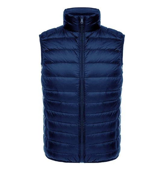 Gilet imbottito leggero da uomo per calore e comfort