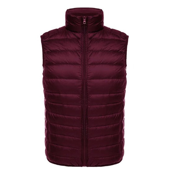 Gilet imbottito leggero da uomo per calore e comfort