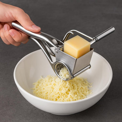 Grattugia manuale per formaggio, per cucinare e servire, ideale per cuochi casalinghi e appassionati