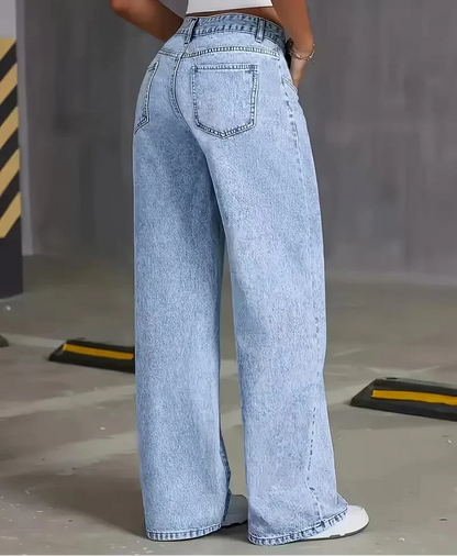 Wide leg jeans