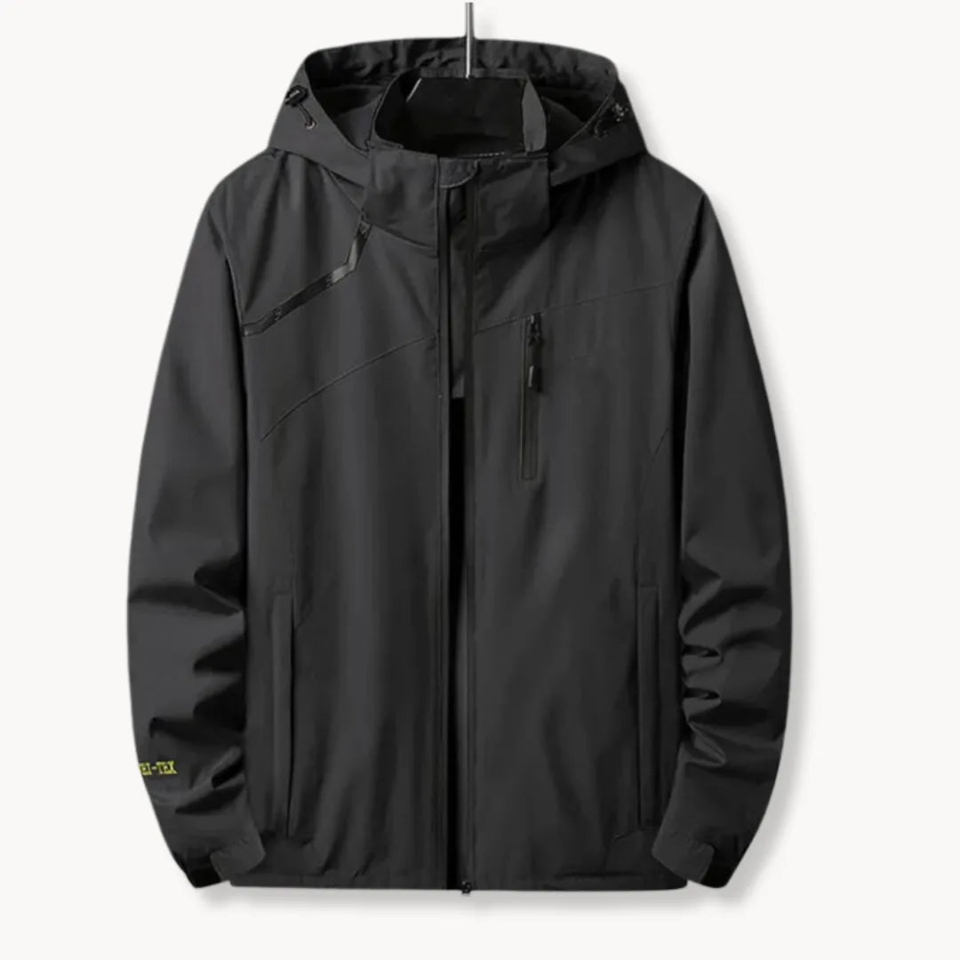 Hugo | Windbreaker jacket with hood and zippered chest pocket