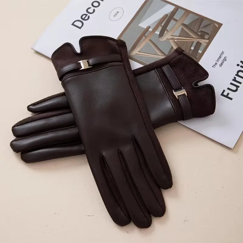 Winter gloves with touchscreen function