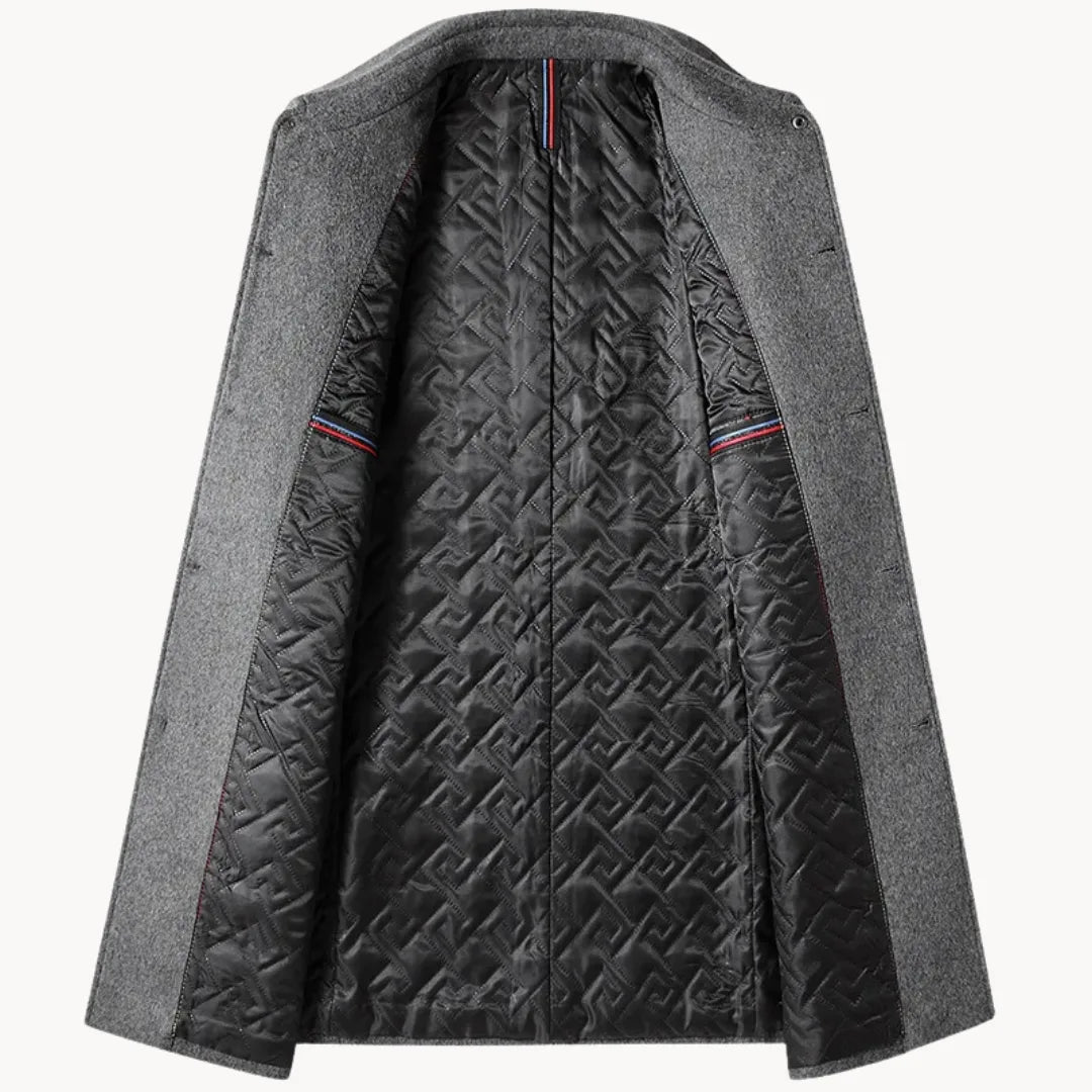 Hugo | Wool coat with stand-up collar and side pockets