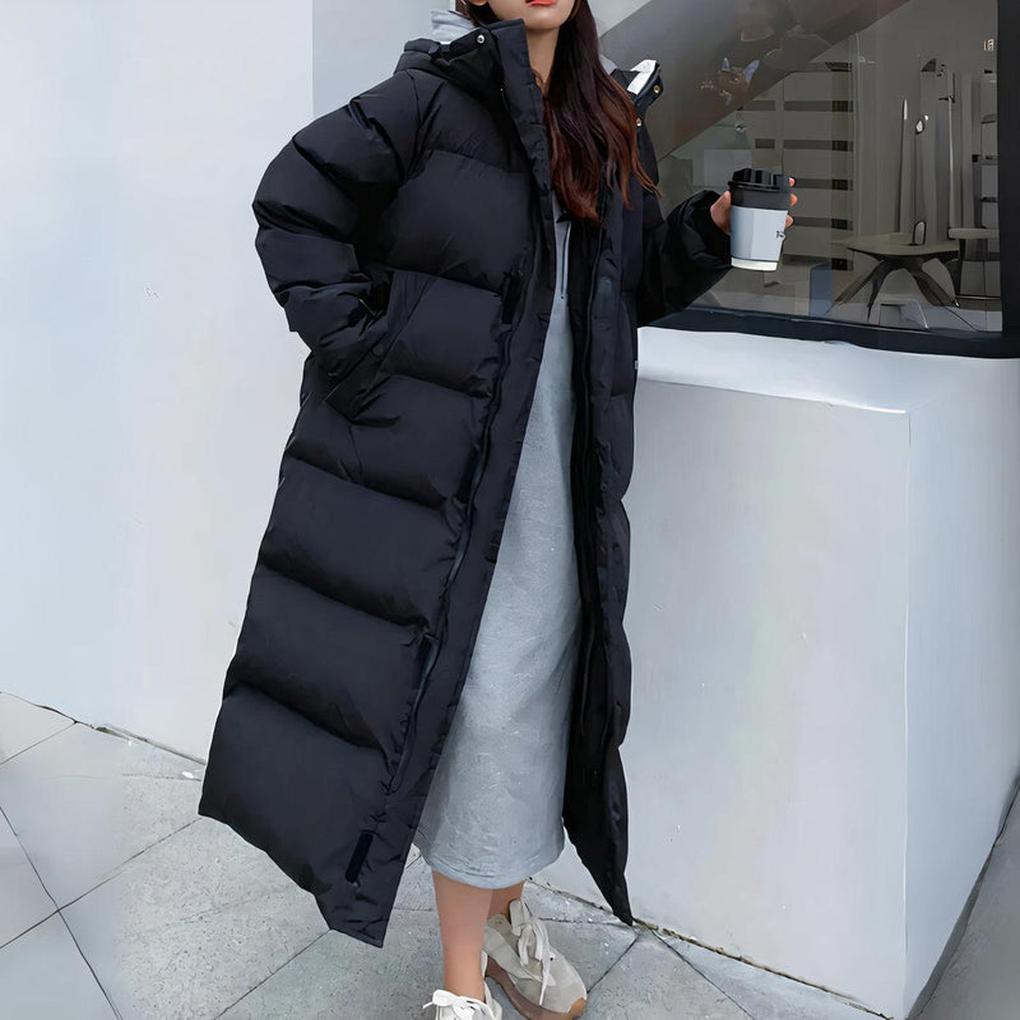 Long winter parka for women