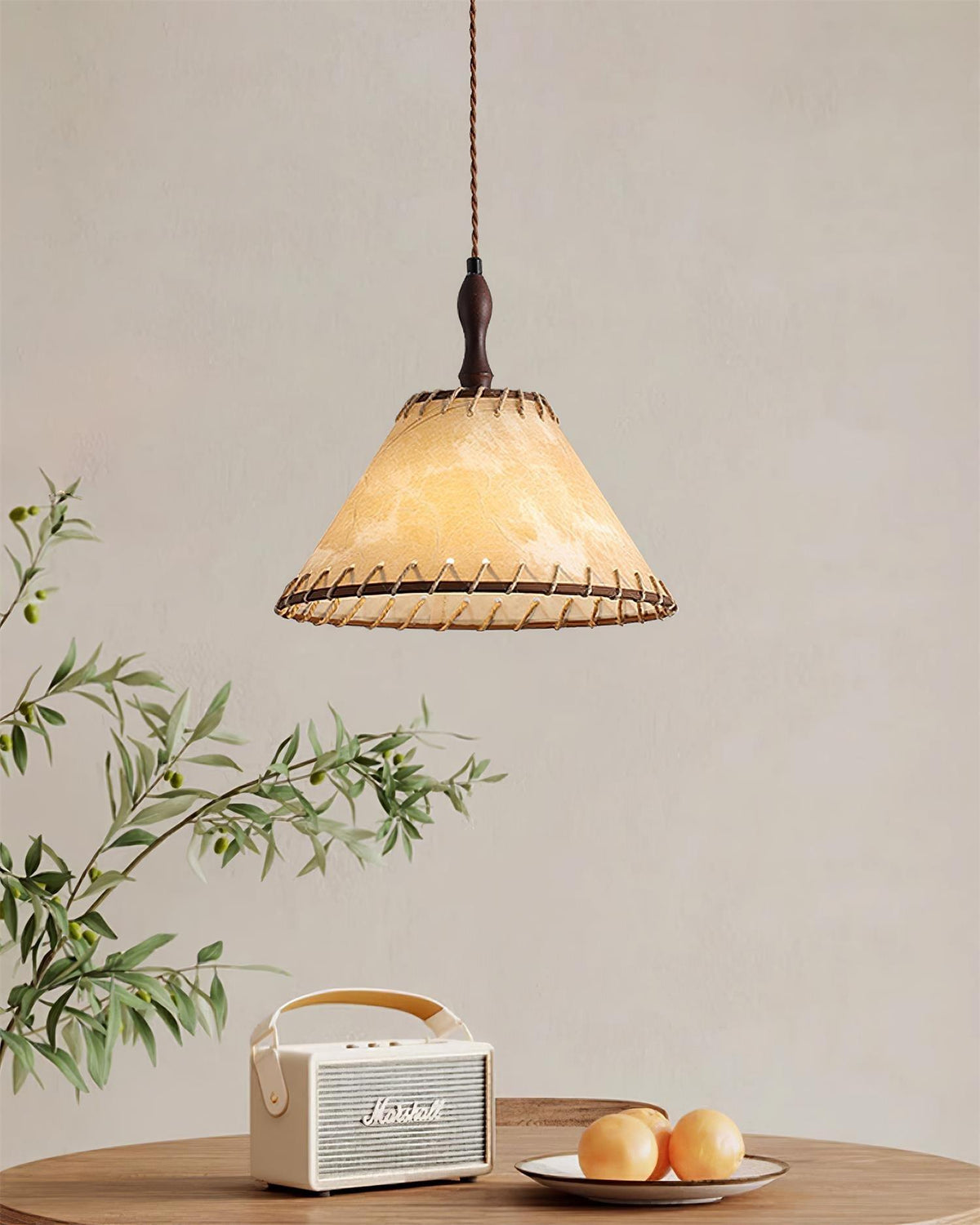 Lámpara colgante de madera WoodLumière LED