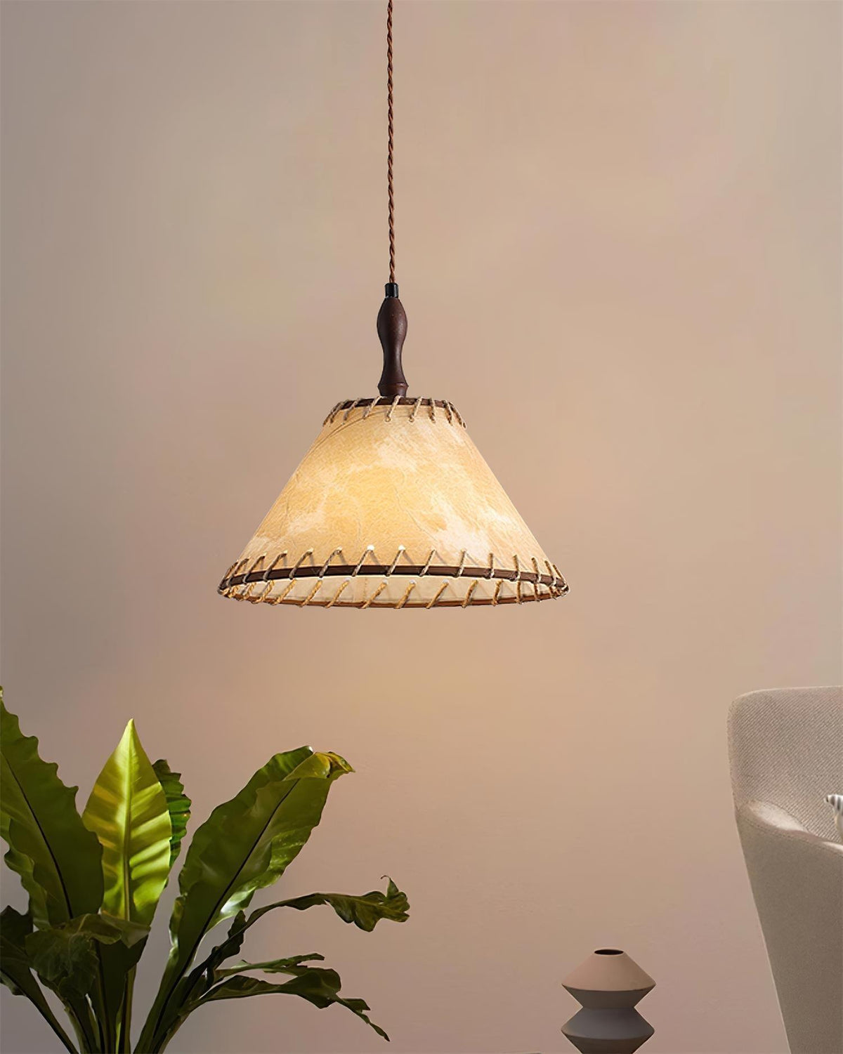 Lámpara colgante de madera WoodLumière LED