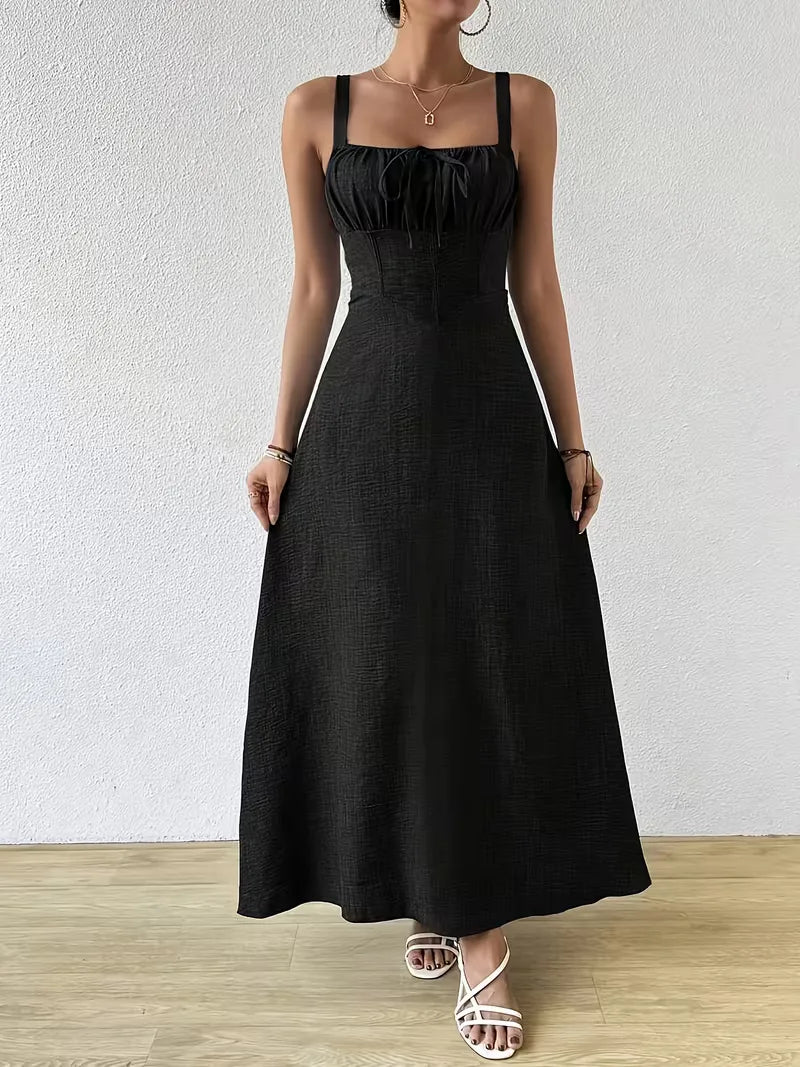 Wrap Dress with Spaghetti Straps