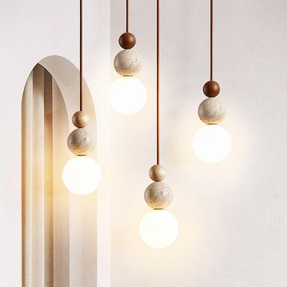 Travertine Pendant Lamp – Minimalistic & Stylish Design