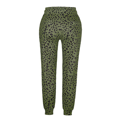 Xandra | Ladies' Trousers with Leopard Print