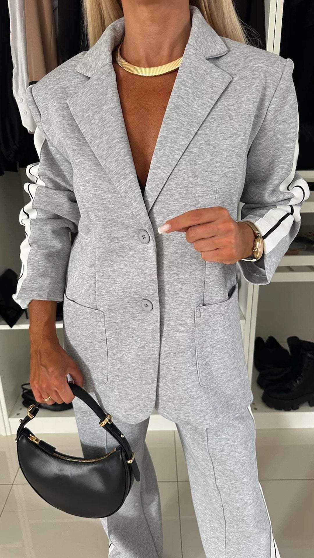 Urban-Luxe-Damenanzug - Sportlich und schick in einem