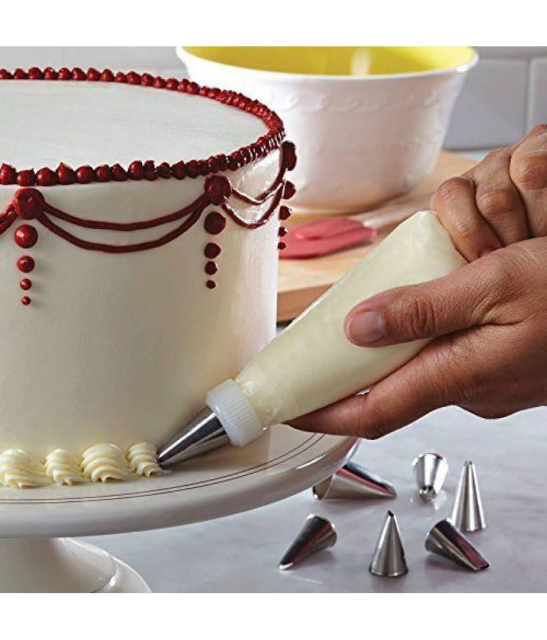 Spuitmondjesset voor taartversiering - Voor thuis en professioneel gebruik