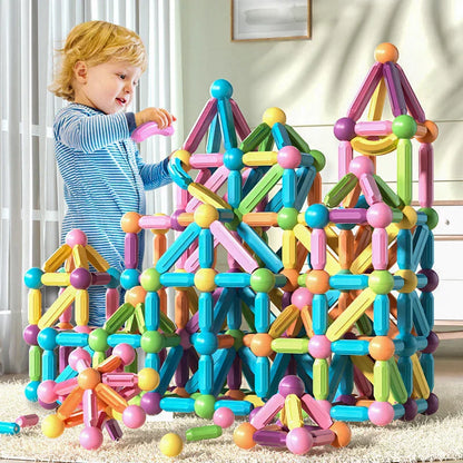 CreativeBuild - Set de juego magnético - Para pequeños constructores - Desarrolla la creatividad