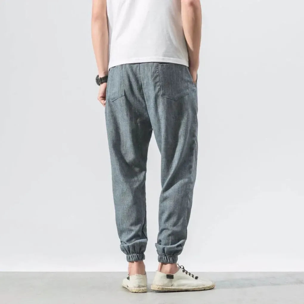Men's Cotton and Linen Trousers – Lightweight, for Everyday Use