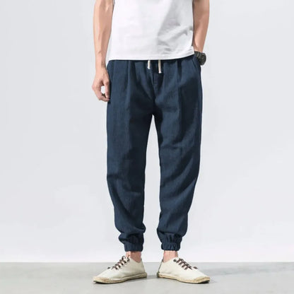 Men's Cotton and Linen Trousers – Lightweight, for Everyday Use