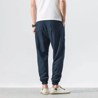 Men's Cotton and Linen Trousers – Lightweight, for Everyday Use