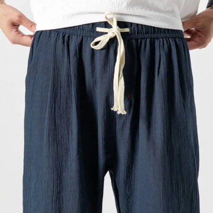 Men's Cotton and Linen Trousers – Lightweight, for Everyday Use