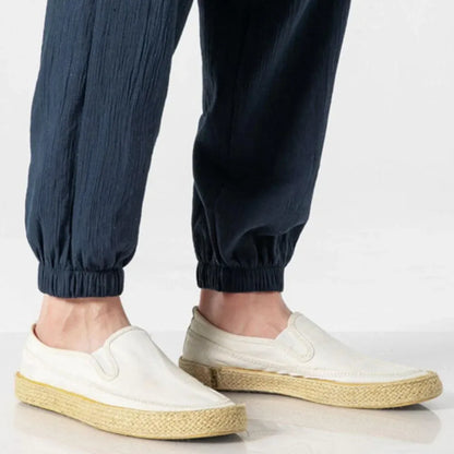 Men's Cotton and Linen Trousers – Lightweight, for Everyday Use