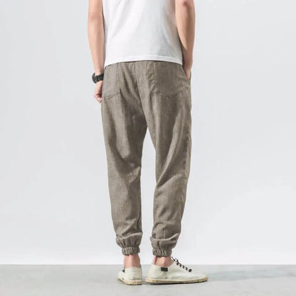 Men's Cotton and Linen Trousers – Lightweight, for Everyday Use
