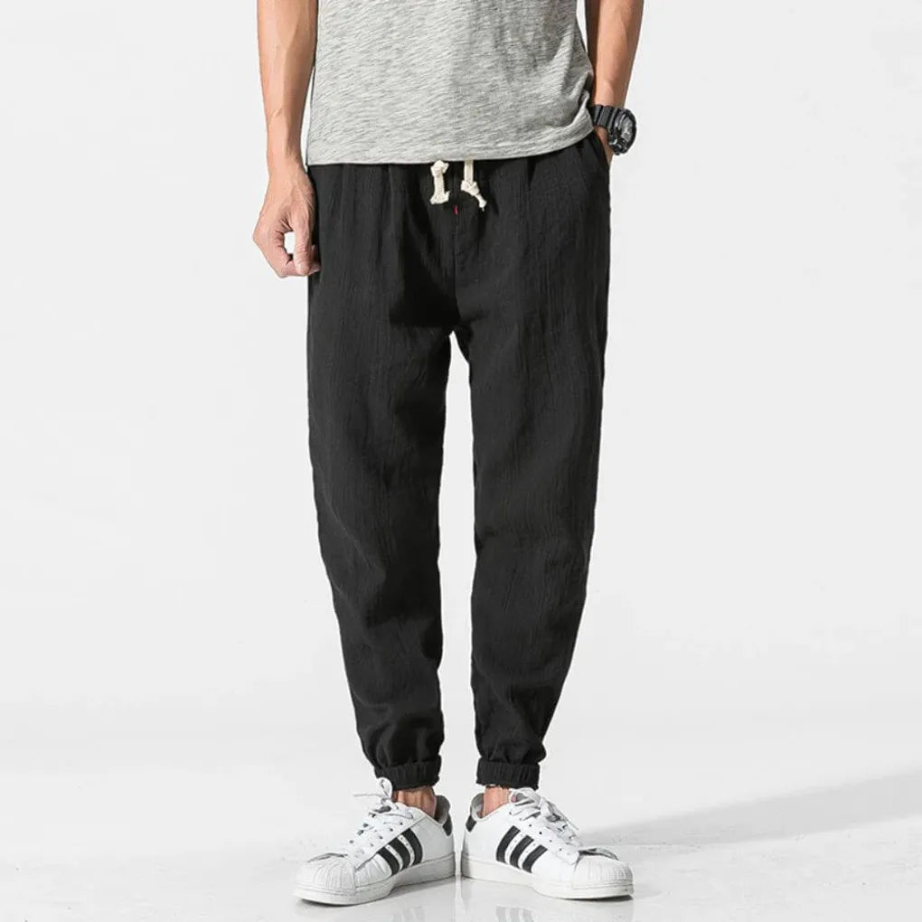 Men's Cotton and Linen Trousers – Lightweight, for Everyday Use