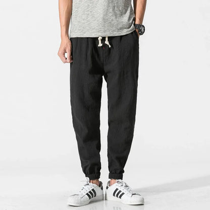 Men's Cotton and Linen Trousers – Lightweight, for Everyday Use