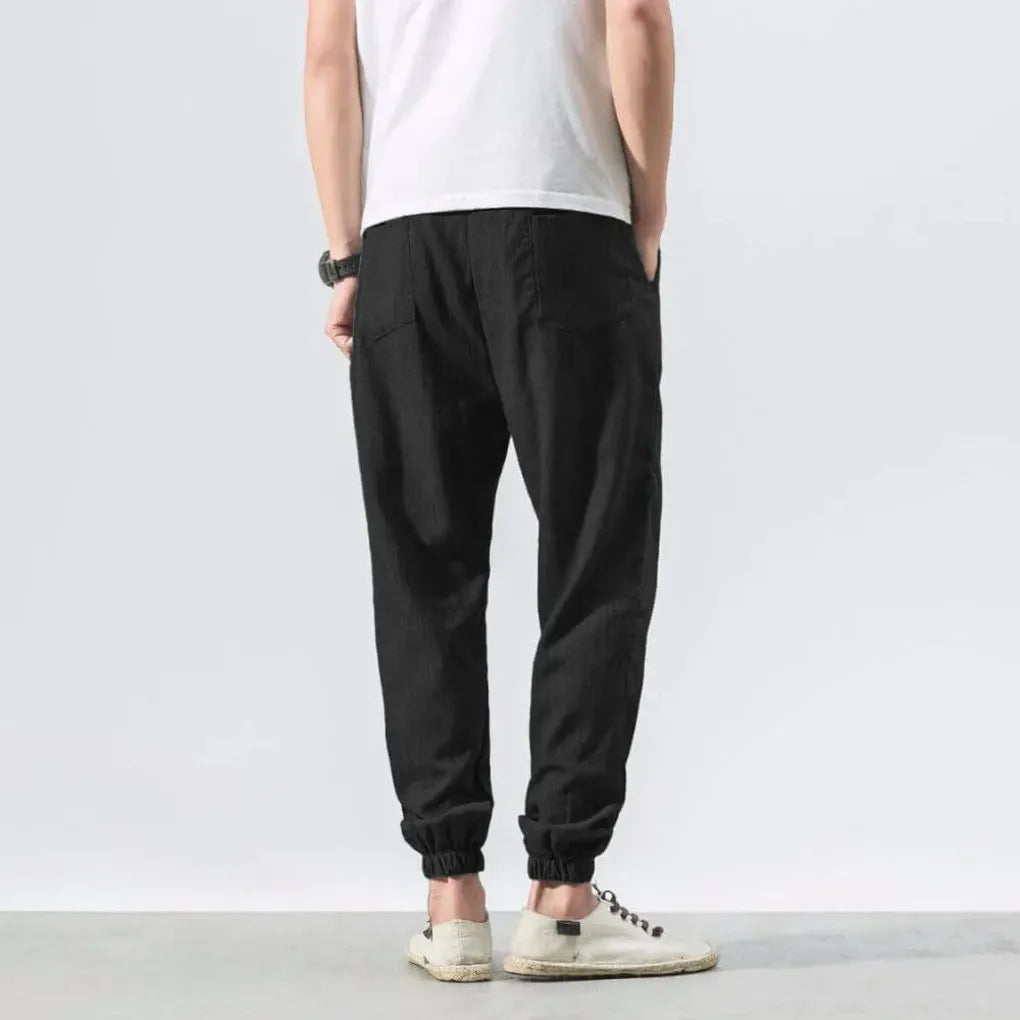 Men's Cotton and Linen Trousers – Lightweight, for Everyday Use