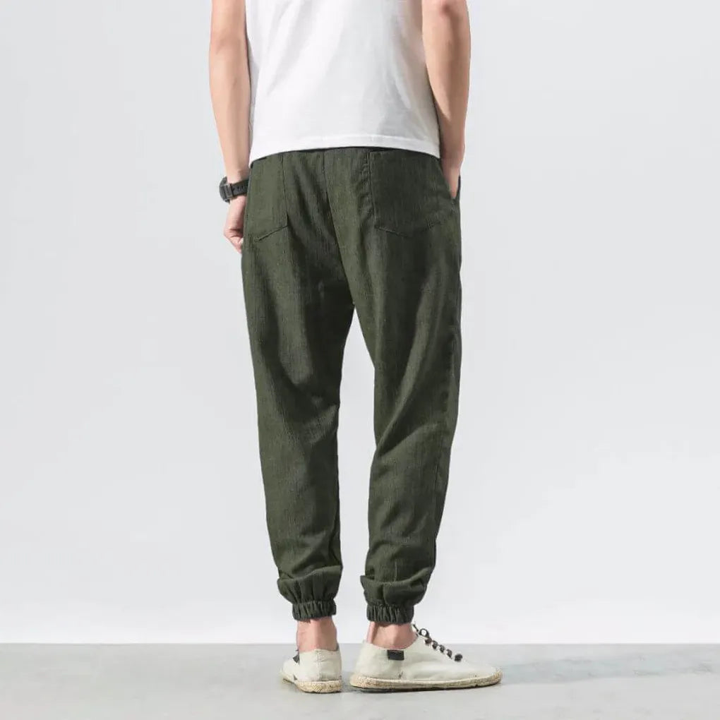 Men's Cotton and Linen Trousers – Lightweight, for Everyday Use