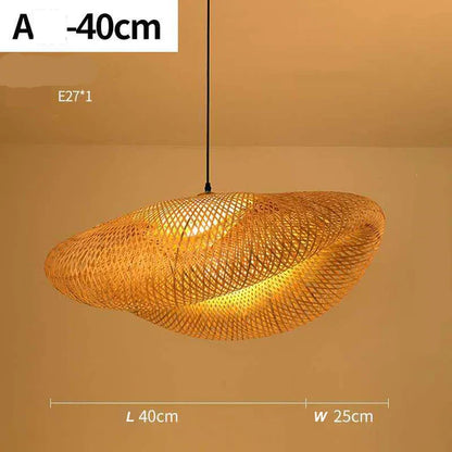 Lampadario in rattan fatto a mano NatureLicht