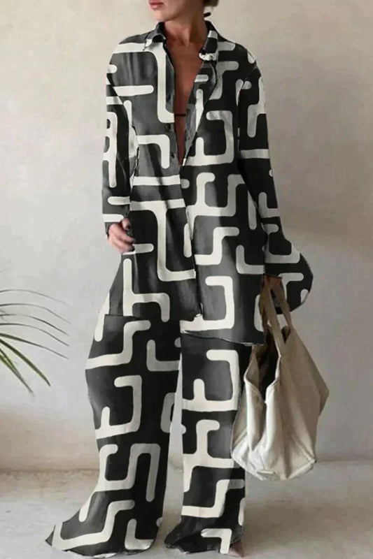 Conjunto de pantalones y top de verano para mujer - Sandara